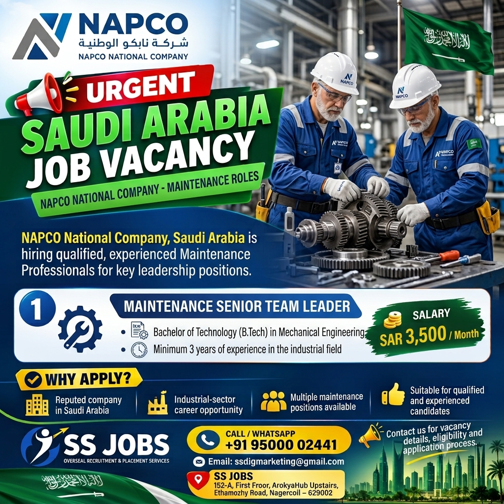 MAINTENANCE SENIOR TEAM LEADER