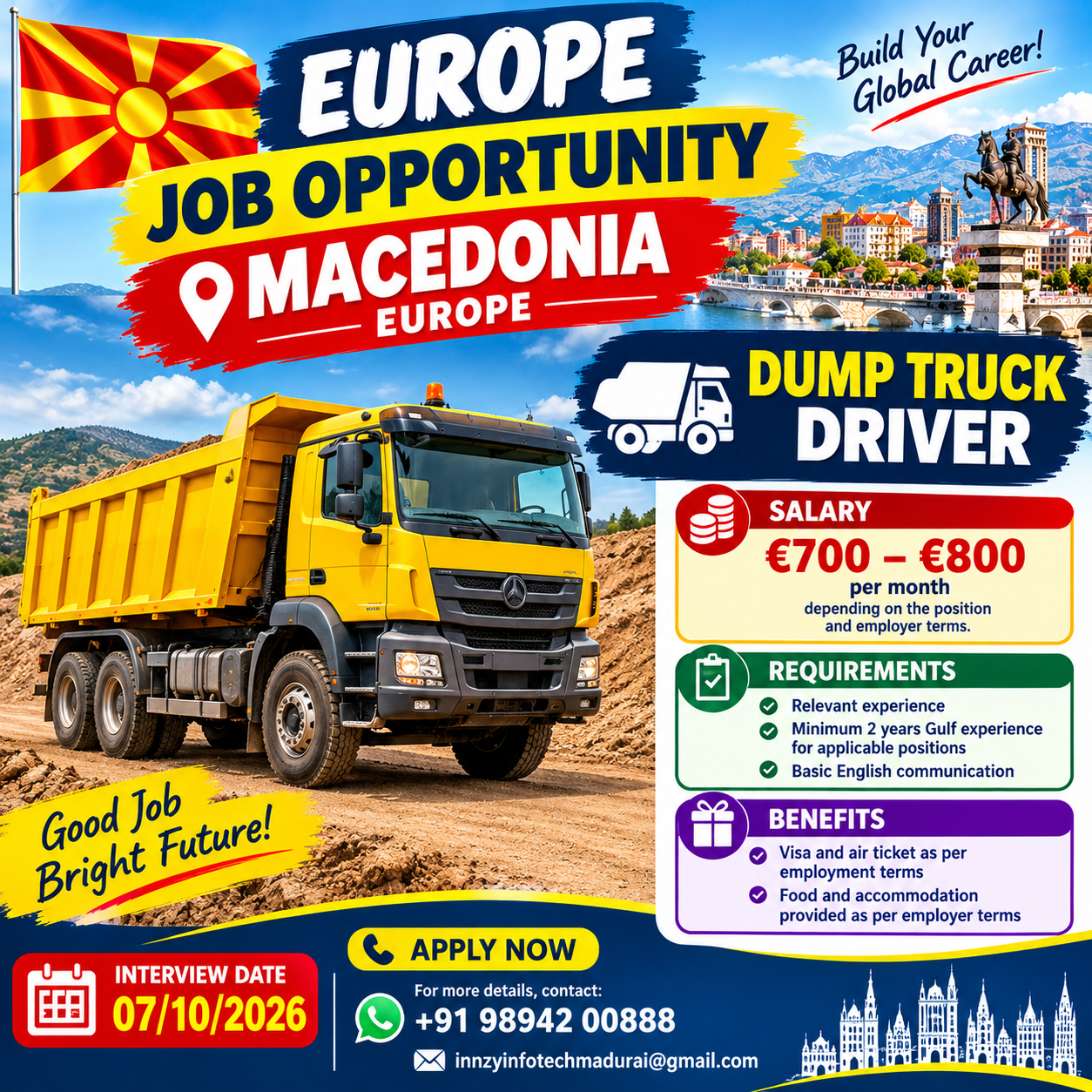 Dump truck driver